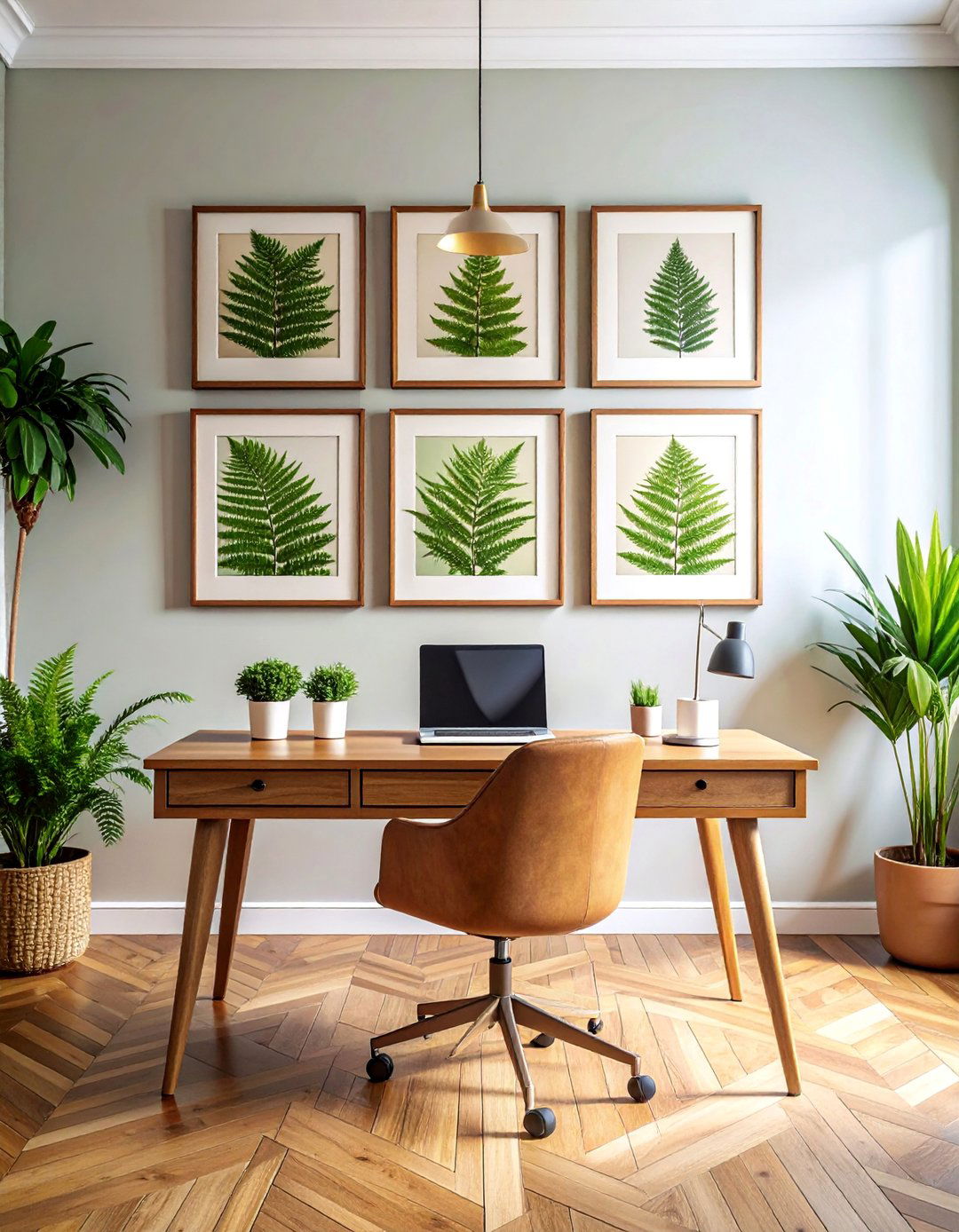 A Botanical Print Gallery Wall in a Preppy Room - 30 Preppy Room Ideas for a Chic and Timeless Look