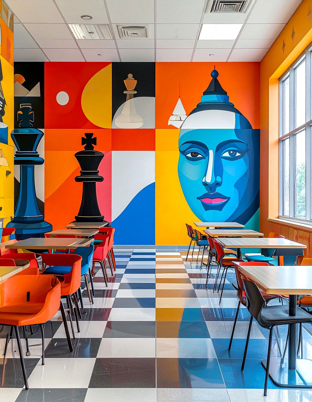A Celebration of School Clubs and Activities School Mural - 30 Creative School Mural Ideas to Inspire Students