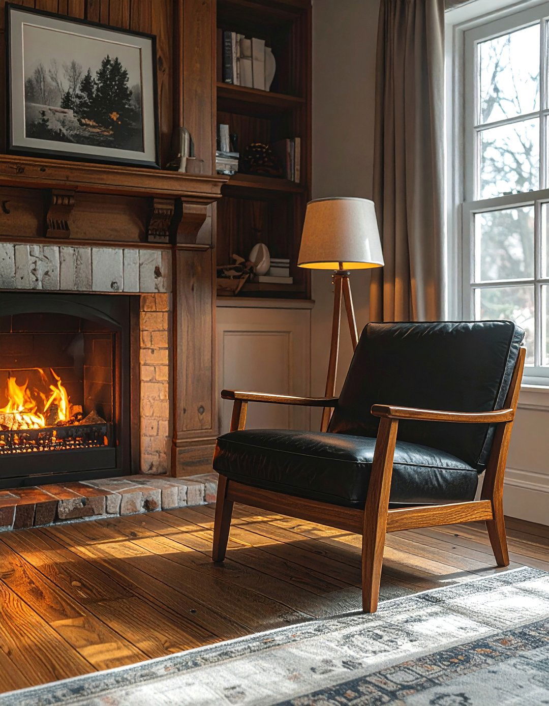 A Craftsman Living Room with a Morris Chair - 30 Craftsman Living Room Ideas for a Timeless Look