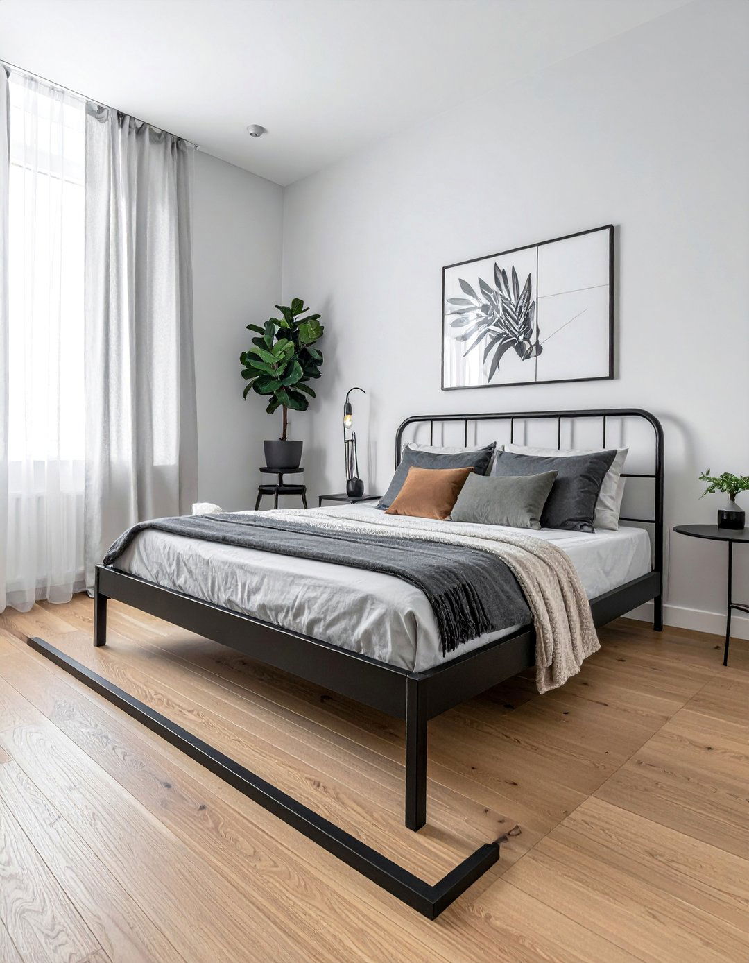 A Minimalist Bed Frame for a Sleek Look - 40 Small Bedroom Ideas for Cozy and Functional Spaces