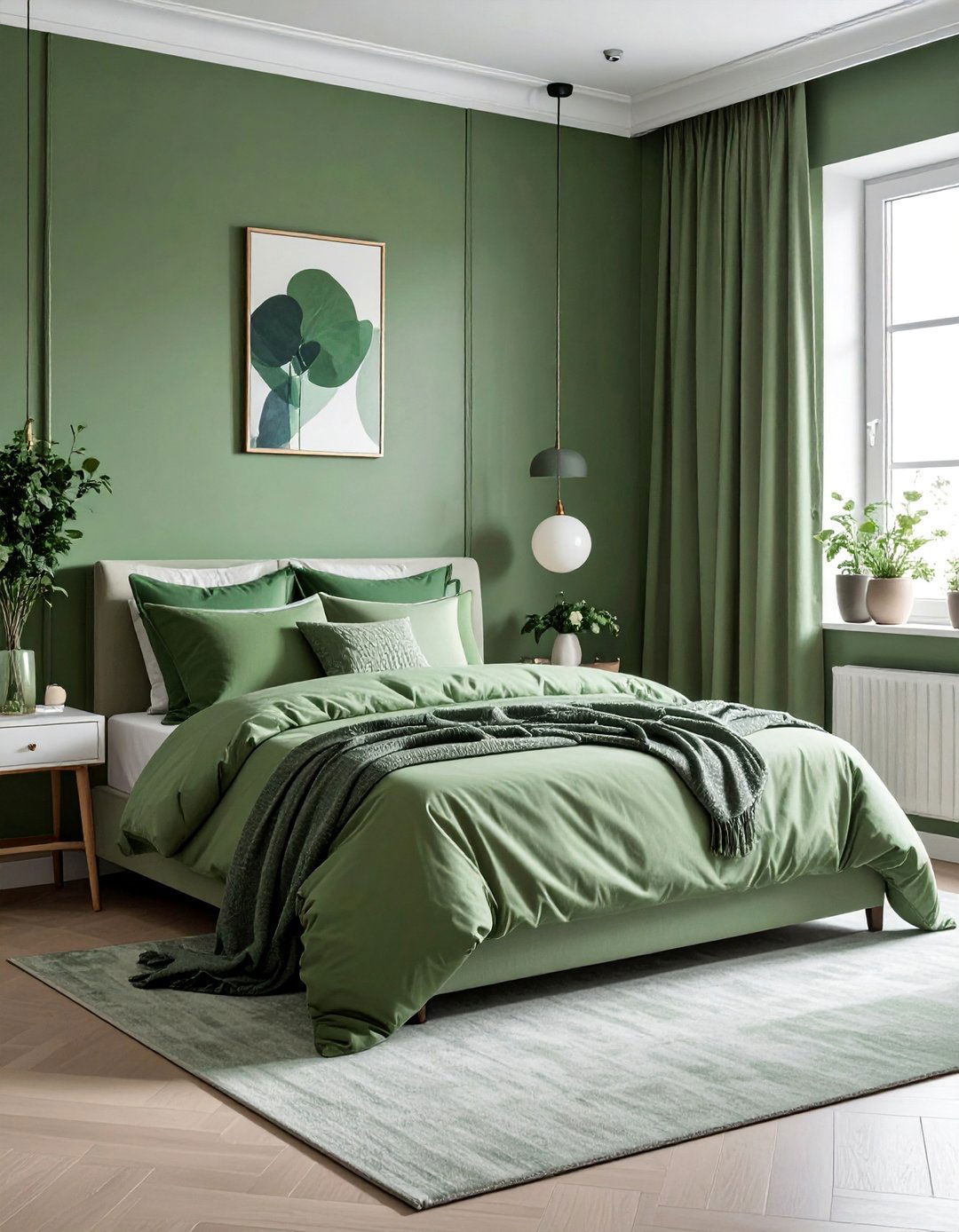 A Monochromatic Color Scheme for Cohesion - 40 Small Bedroom Ideas for Cozy and Functional Spaces