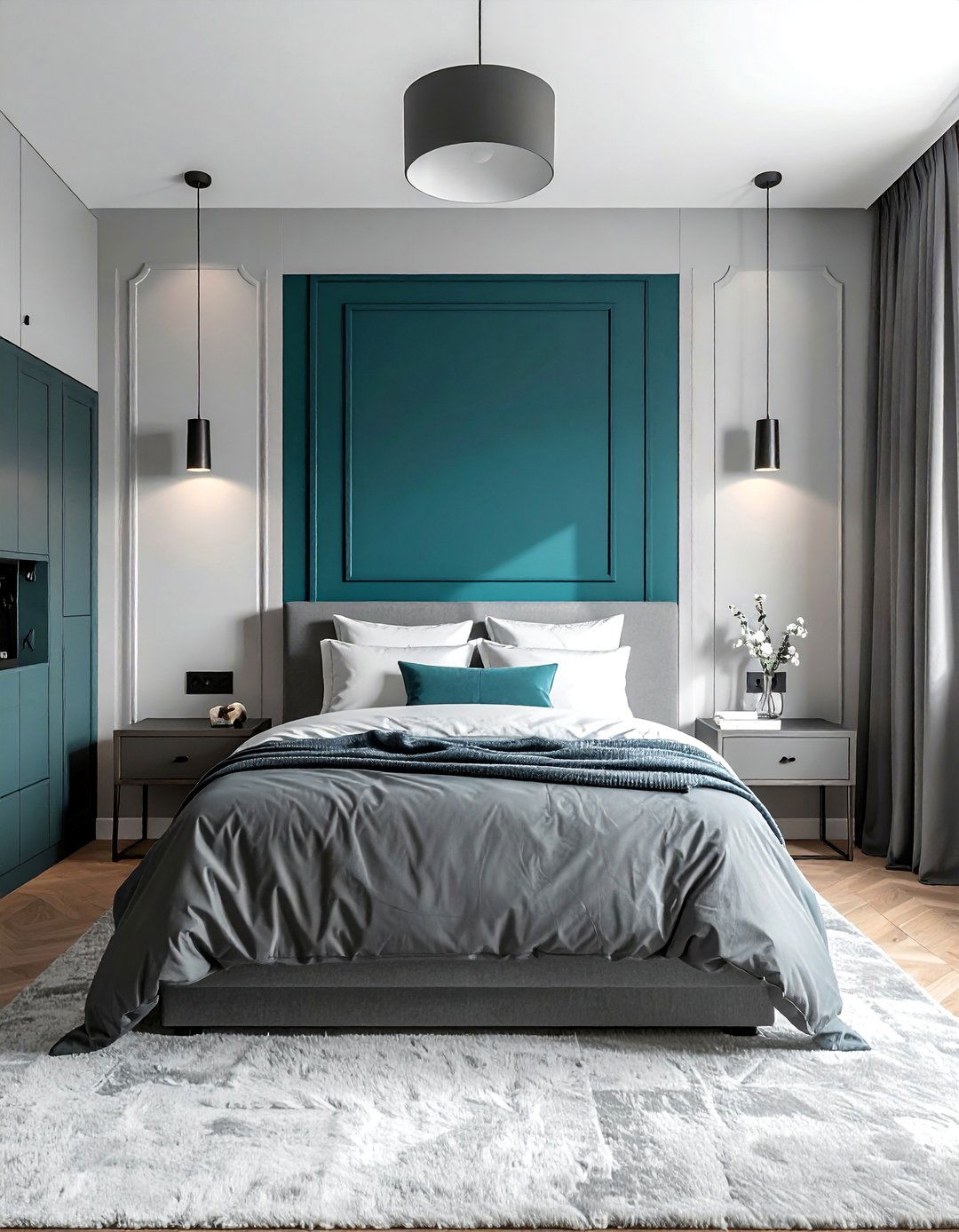 A Single Accent Wall to Add Character - 40 Small Bedroom Ideas for Cozy and Functional Spaces