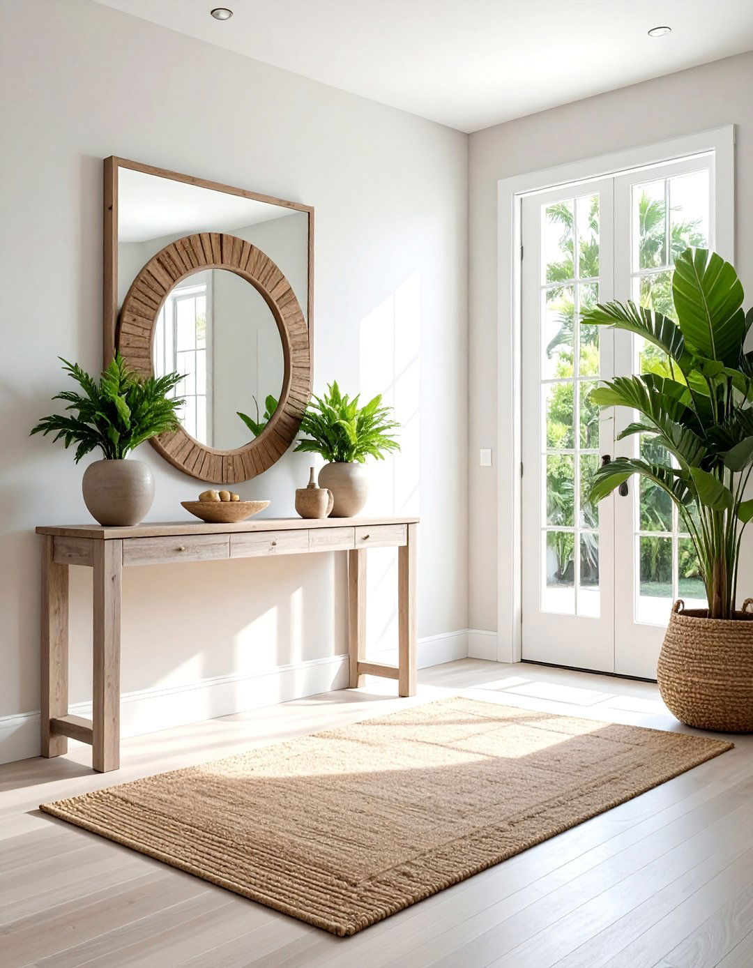 A Welcoming Entryway or Foyer - 25 Florida Home Decor Ideas for a Coastal Vibe