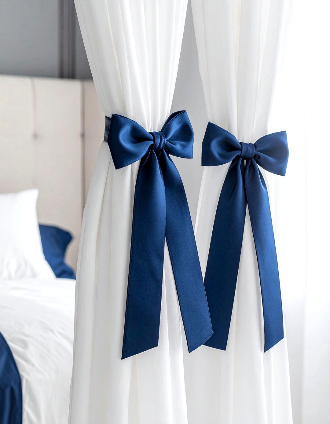 Accents with Bow Adornments in a Preppy Room - 30 Preppy Room Ideas for a Chic and Timeless Look