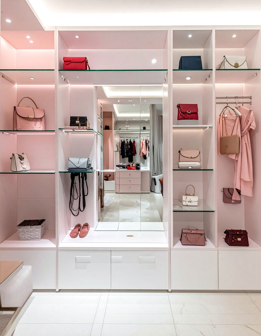 Accessory Display Solutions - 30 Dressing Room Ideas to Organize Your Space