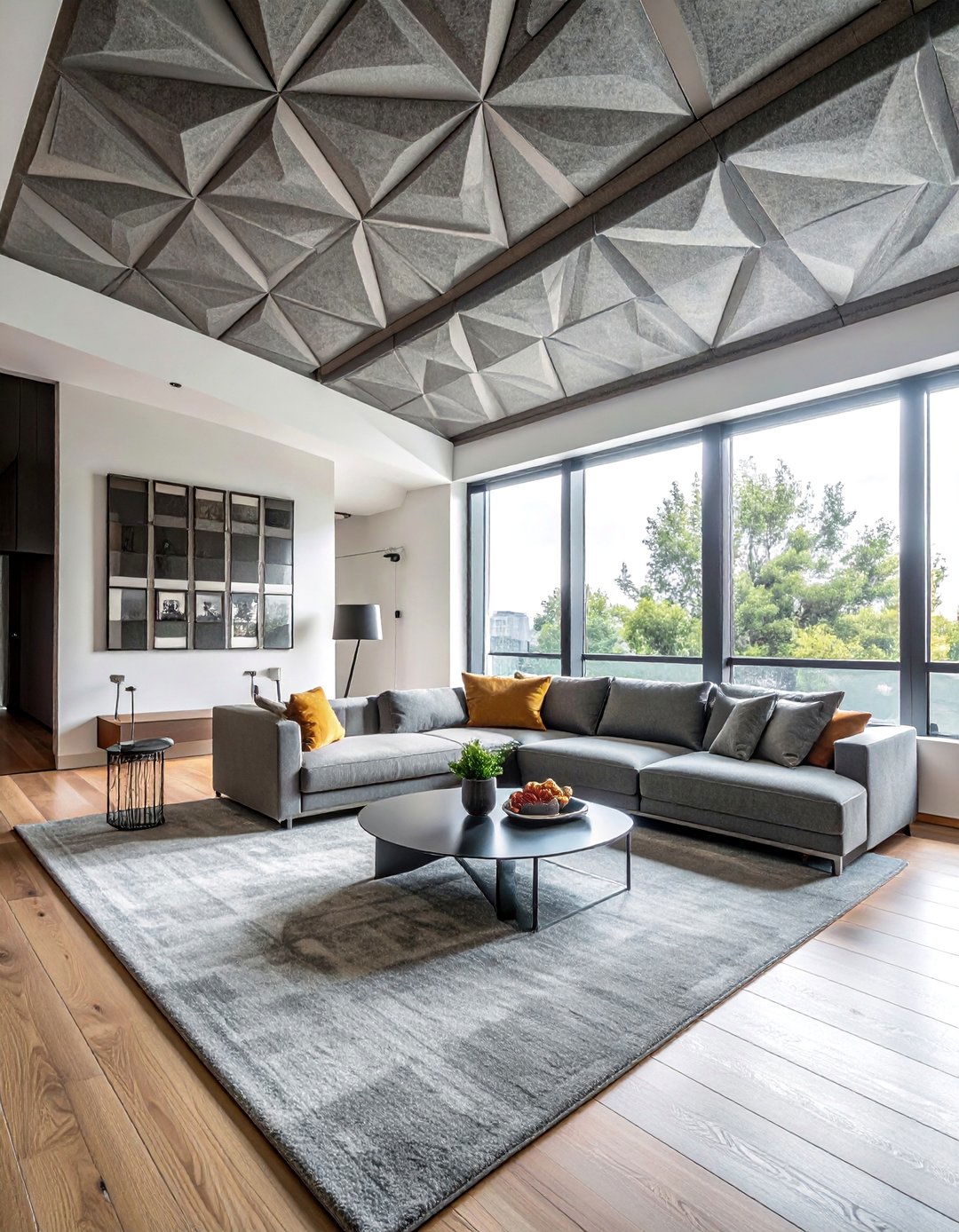 Acoustic Panels for a Living Room Vaulted Ceiling - 25 Living Room Vaulted Ceiling Ideas for Spacious Charm