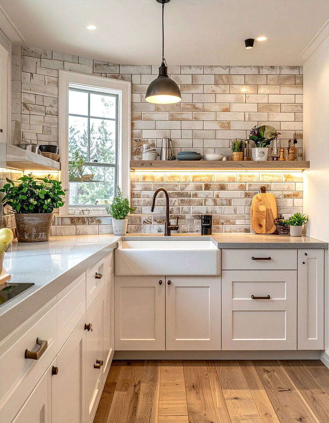 Antique Mirror Subway Tiles - 30 Mirrored Backsplash Kitchen Ideas for a Sleek Look