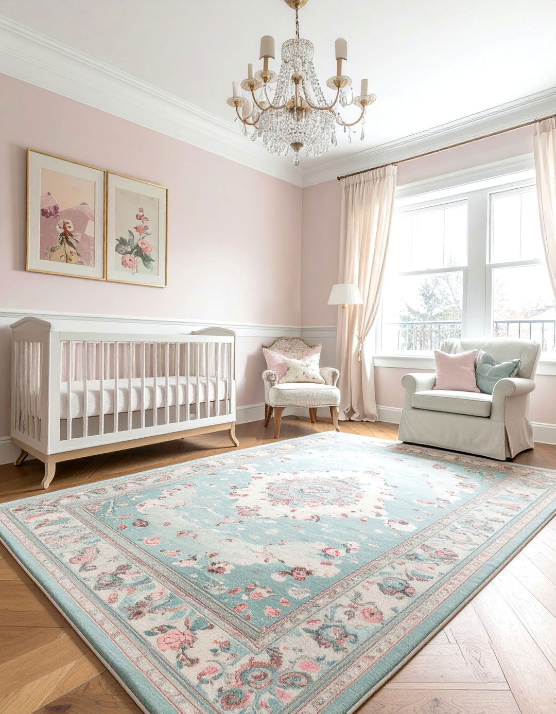 Antique Style Area Rugs - 25 Vintage Nursery Ideas for a Timeless Baby Room