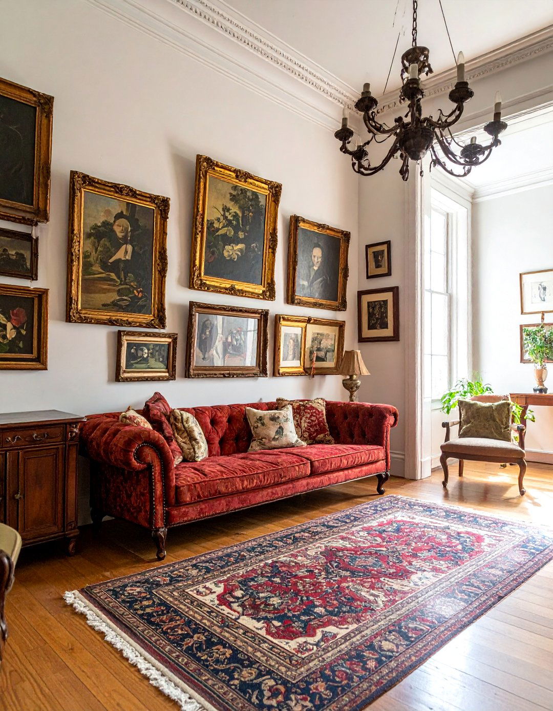 Antique and Vintage Finds Gallery Wall - 25 Eclectic Gallery Wall Ideas for Artistic Homes