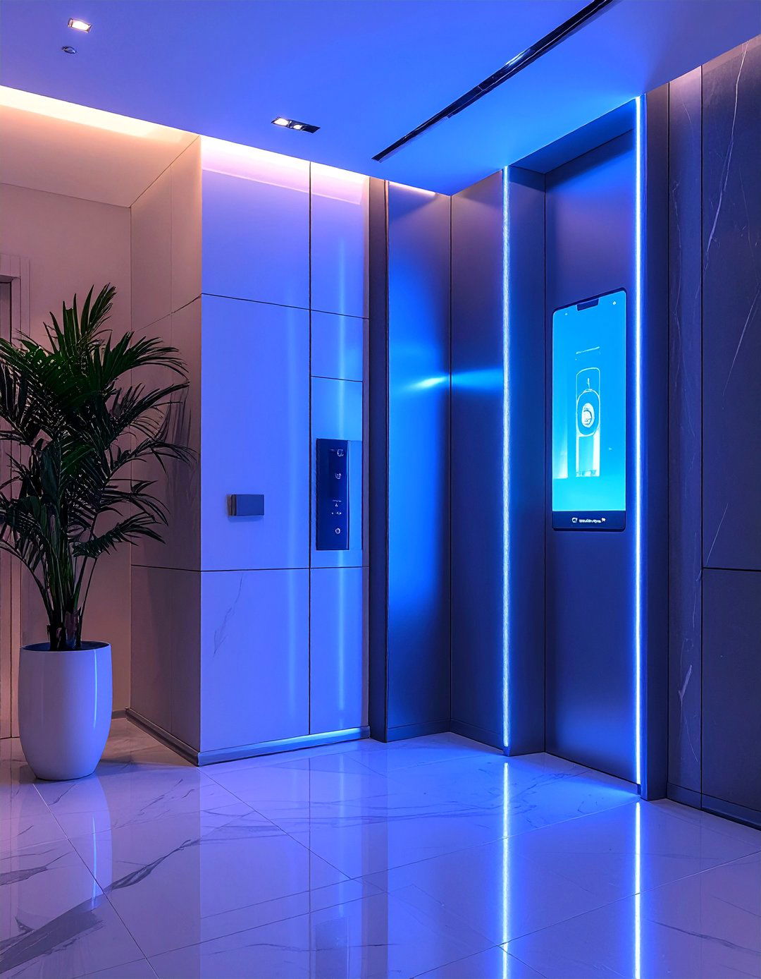 App Connected Smart Controls - 25 Elevator Design Ideas for Modern Homes