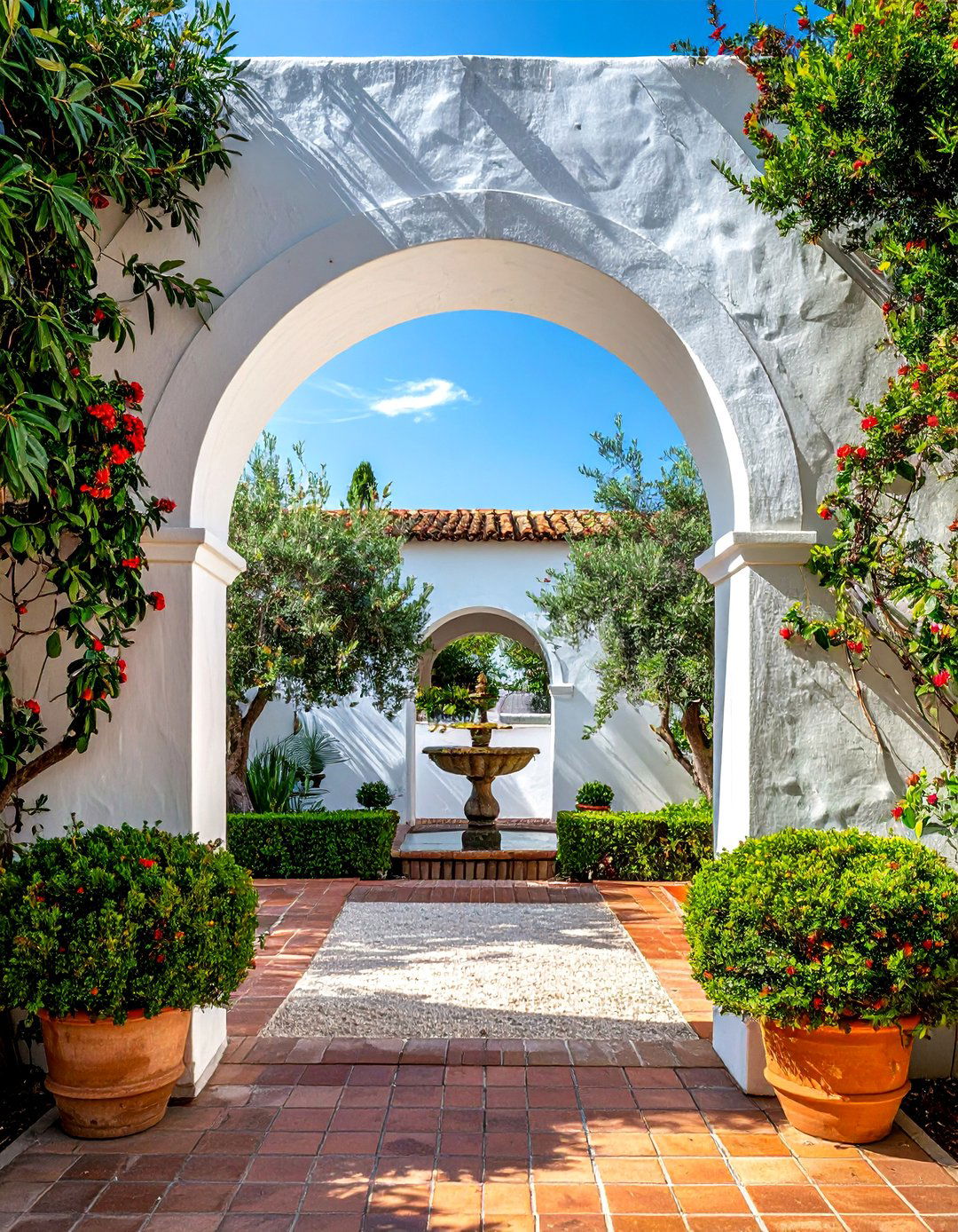 Arched Entryways and Garden Gates - 20 Front Yard Spanish Style Landscaping Ideas