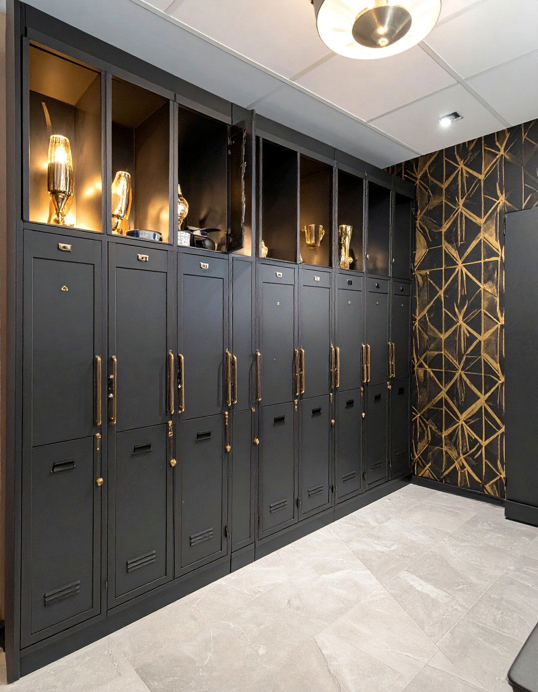 Art Deco Elegance - 30 Locker Decor Ideas for Stylish and Functional Spaces