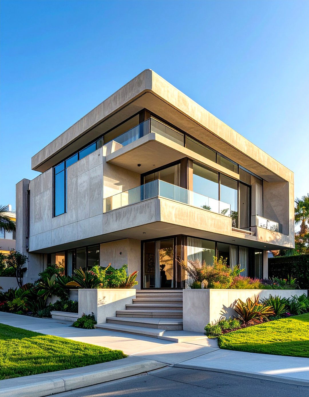 Art Deco House Exterior with Ziggurat Rooflines - 15 Art Deco House Exterior Ideas for Timeless Elegance