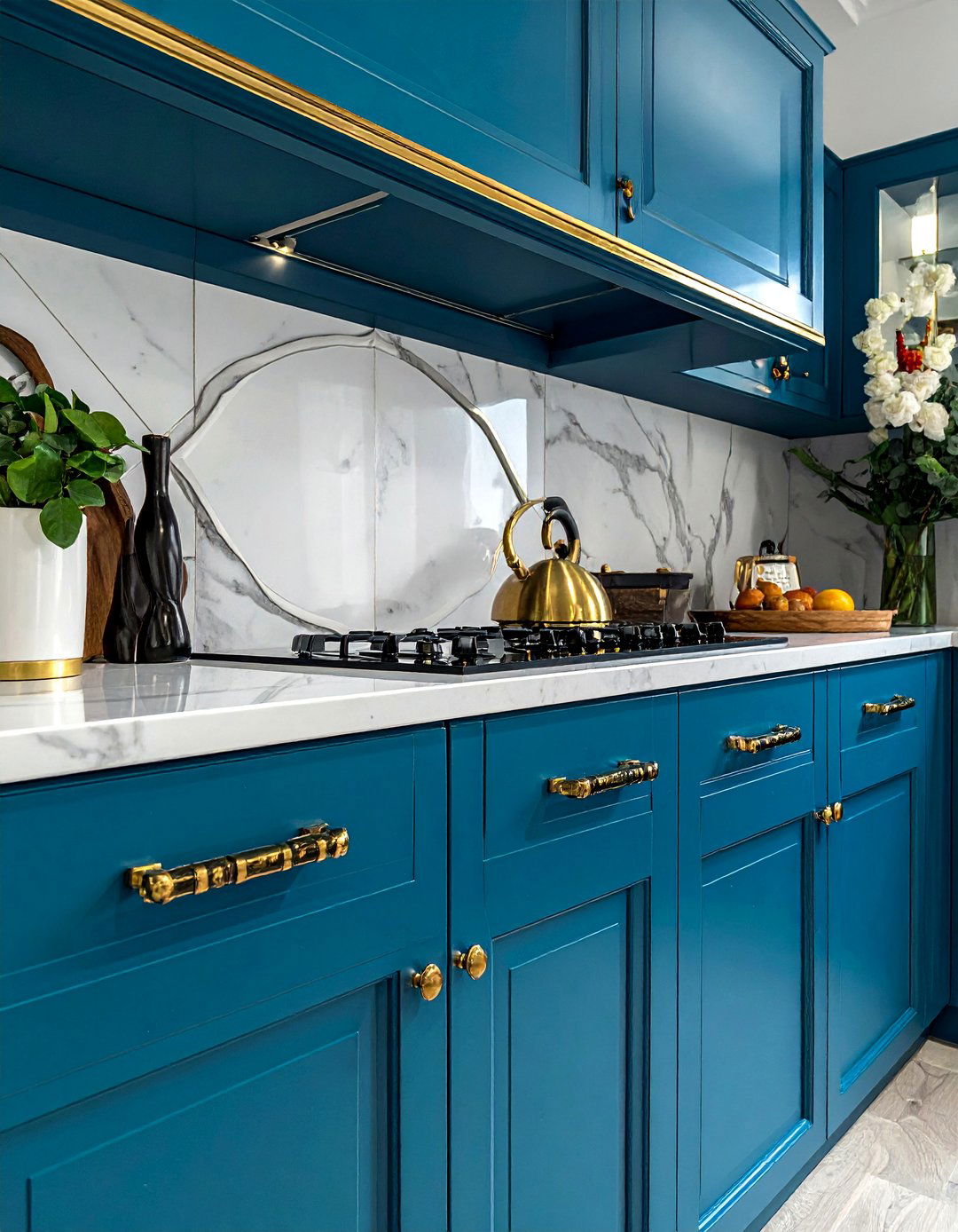 Art Deco Inspired Pulls - 40 Kitchen Cabinet Hardware Ideas to Elevate Your Design