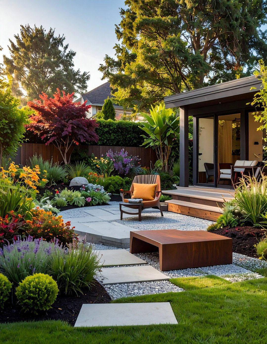 Artistic Garden Features - 40 Small Backyard Ideas to Transform Your Outdoor Space