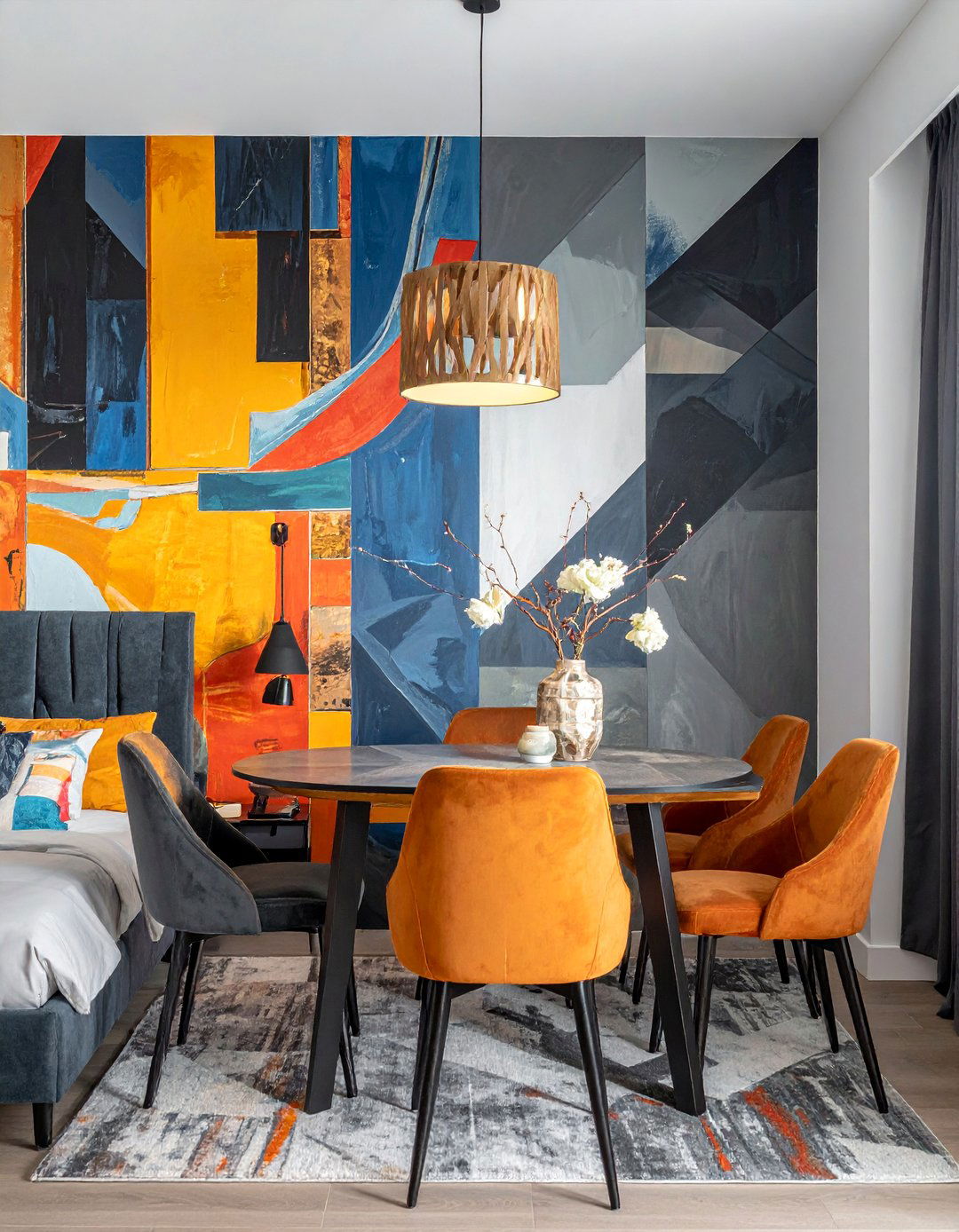 Artistic Wallpaper Feature Design - 40 Wall Decor Ideas to Transform Any Room