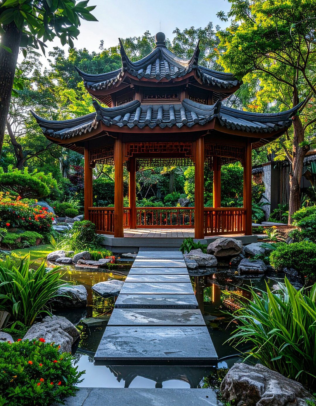 Asian Inspired Zen Gazebo - 40 Gazebo Design Ideas for a Beautiful Outdoor Space