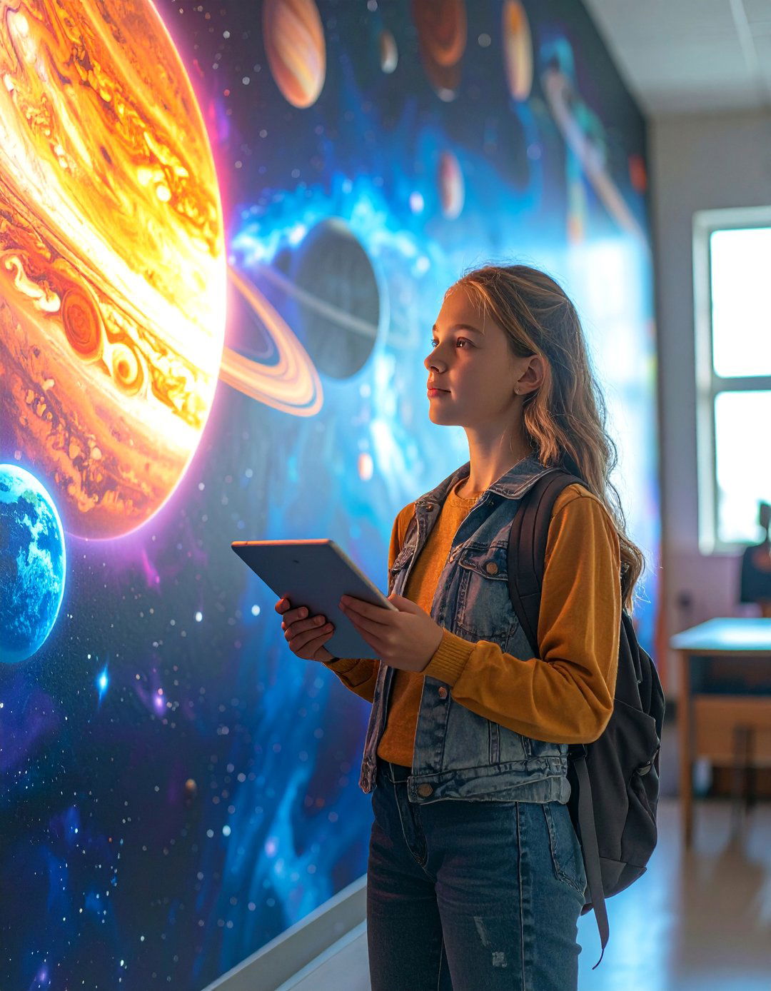 Augmented Reality AR Interactive School Mural - 30 Creative School Mural Ideas to Inspire Students