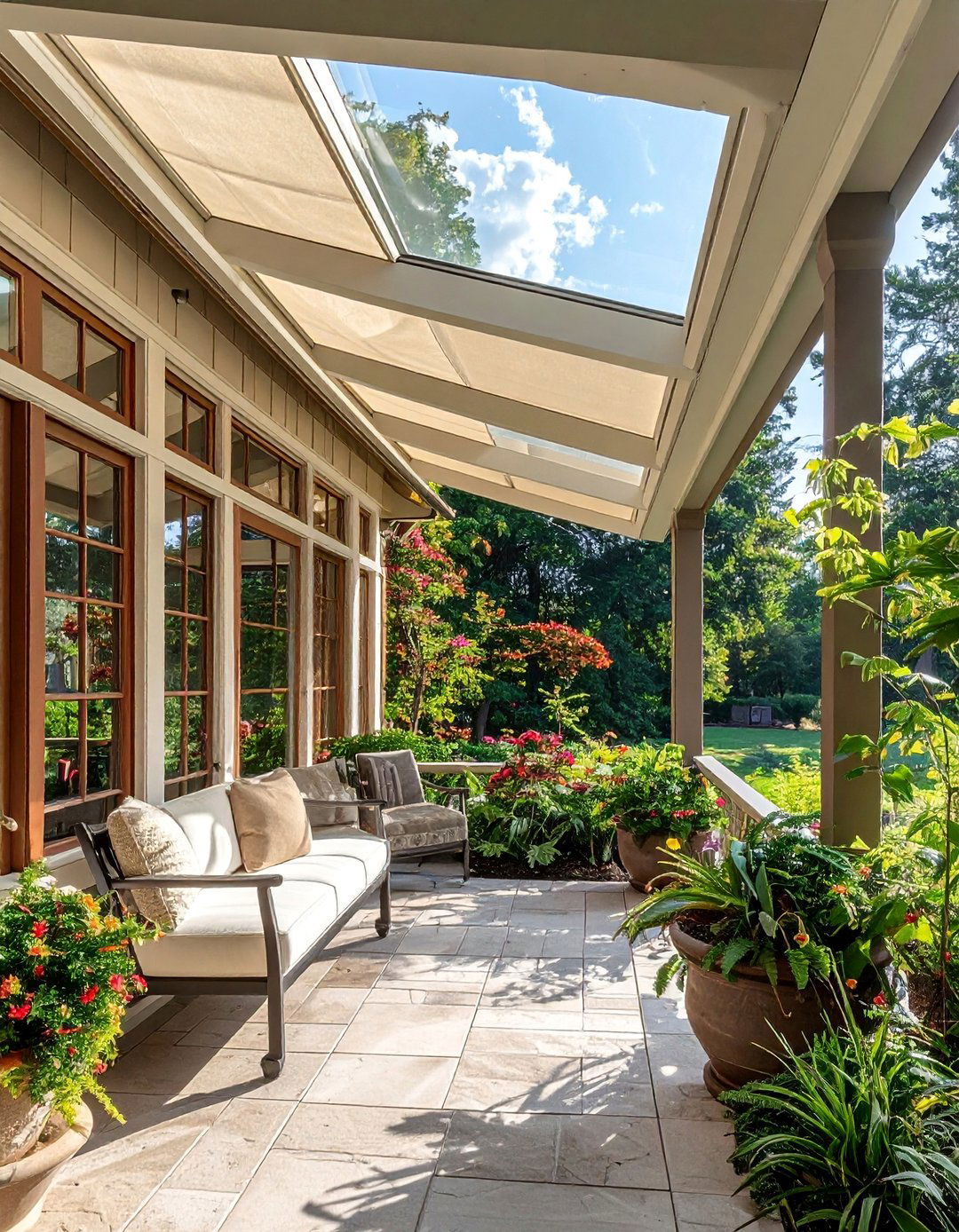 Awning Window Accent Placement - 30 Stylish Sunroom Window Ideas for Natural Light