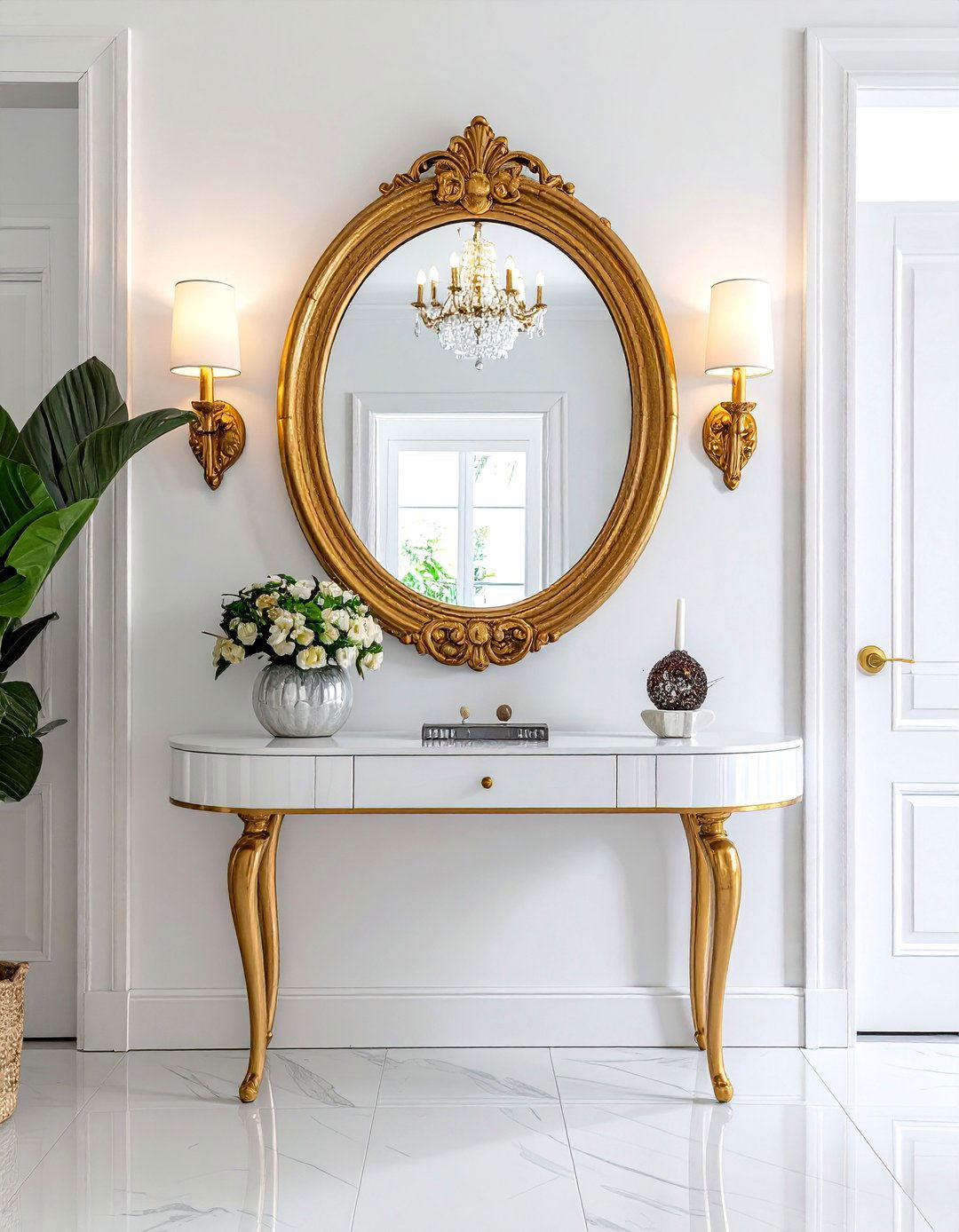 Bamboo Inspired Mirrors and Frames in a Preppy Room - 30 Preppy Room Ideas for a Chic and Timeless Look