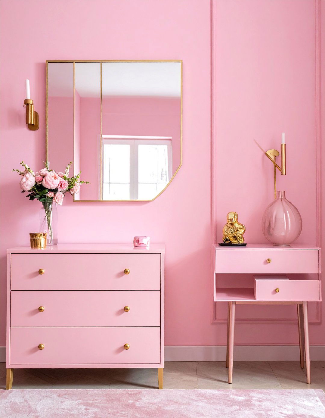 Barbie Gold Metallic Fixtures and Hardware - 25 Barbie Room Ideas for a Dreamy and Fun Space