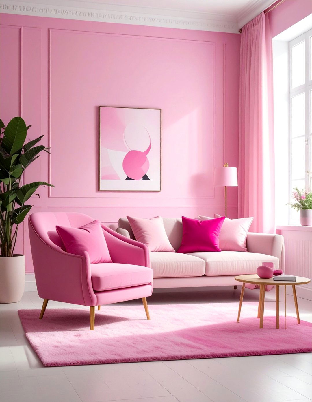 Barbie Hot Pink Velvet Accents - 25 Barbie Room Ideas for a Dreamy and Fun Space