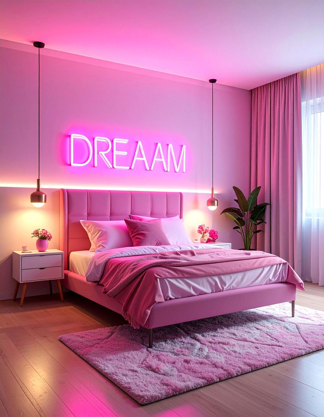Barbie Neon Light Wall Sign - 25 Barbie Room Ideas for a Dreamy and Fun Space