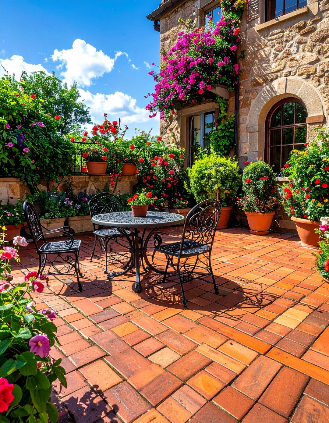 Basket Weave Paver Patio - 40 Beautiful Paver Patio Ideas for Outdoor Living