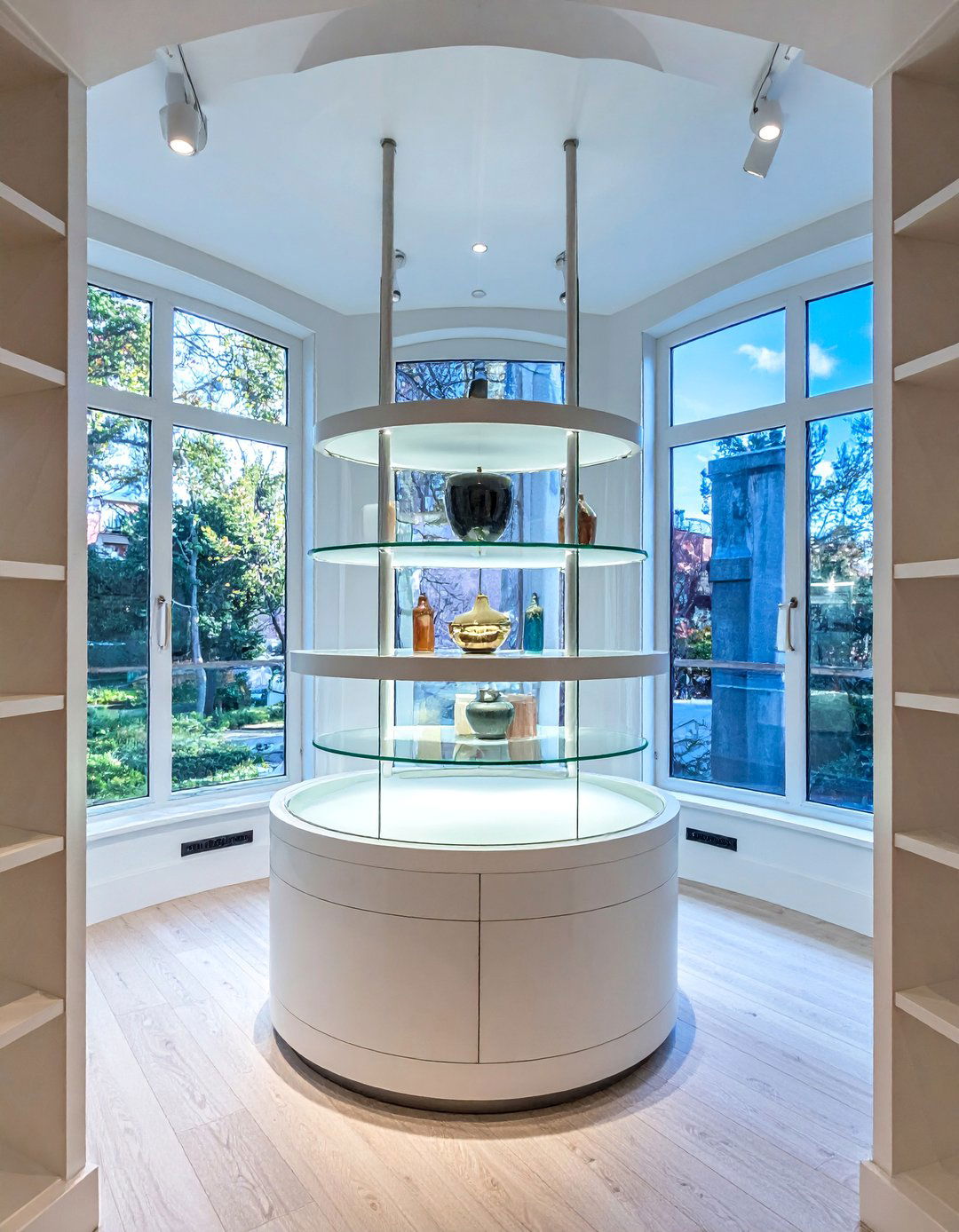 Bay Window Display and Collection Area - 40 Bay Window Ideas to Brighten Your Home