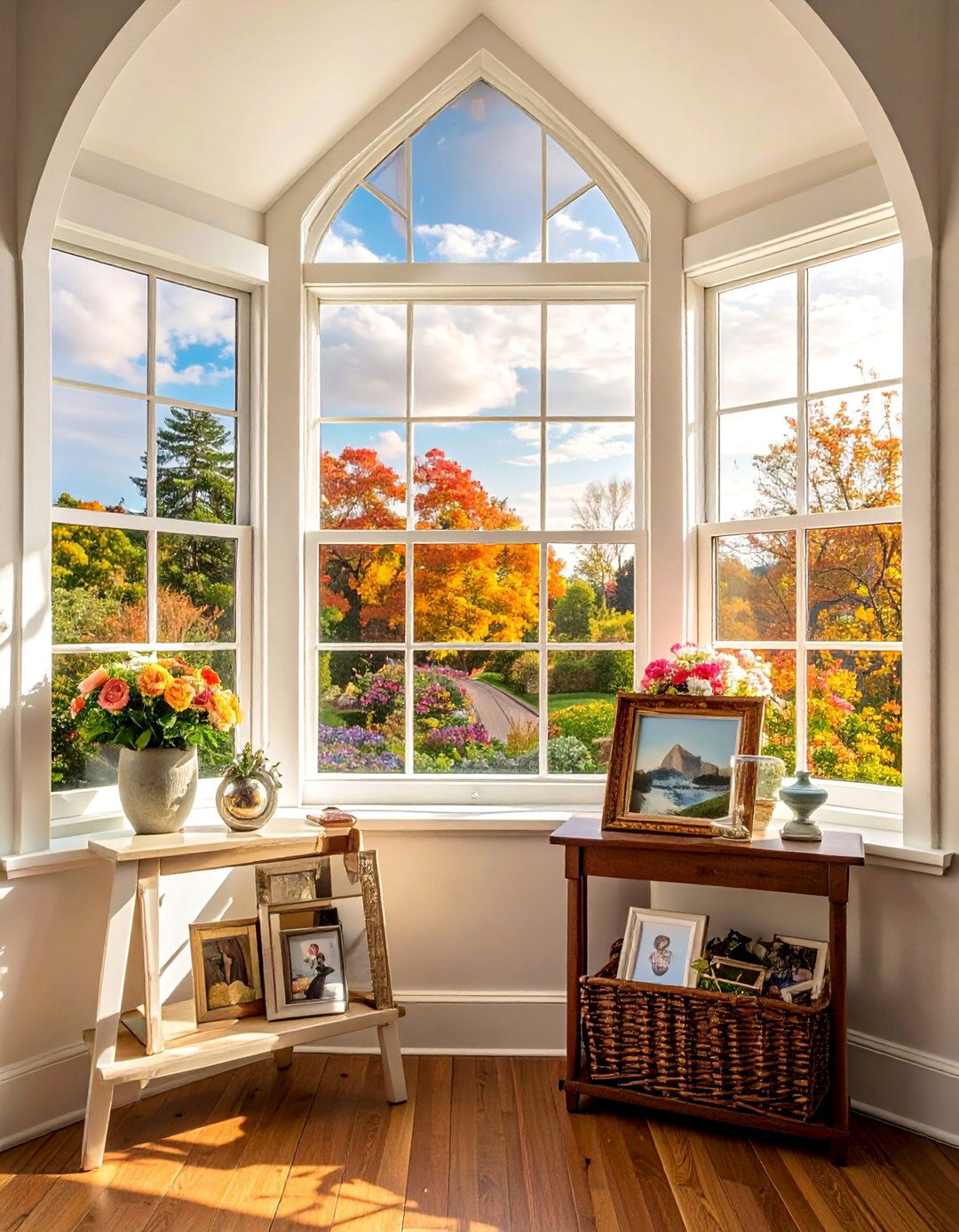 Bay Window Memory and Keepsake Display - 40 Bay Window Ideas to Brighten Your Home