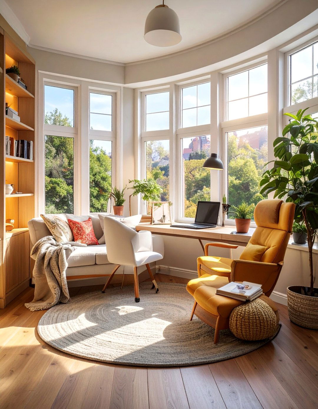 Bay Window Writing and Journaling Retreat - 40 Bay Window Ideas to Brighten Your Home