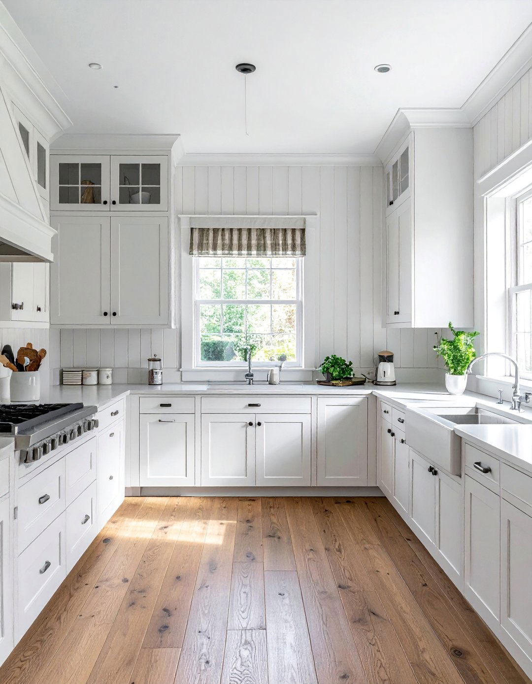 Beadboard Backsplash Installation - 20 Primitive Kitchen Ideas for a Rustic and Cozy Feel