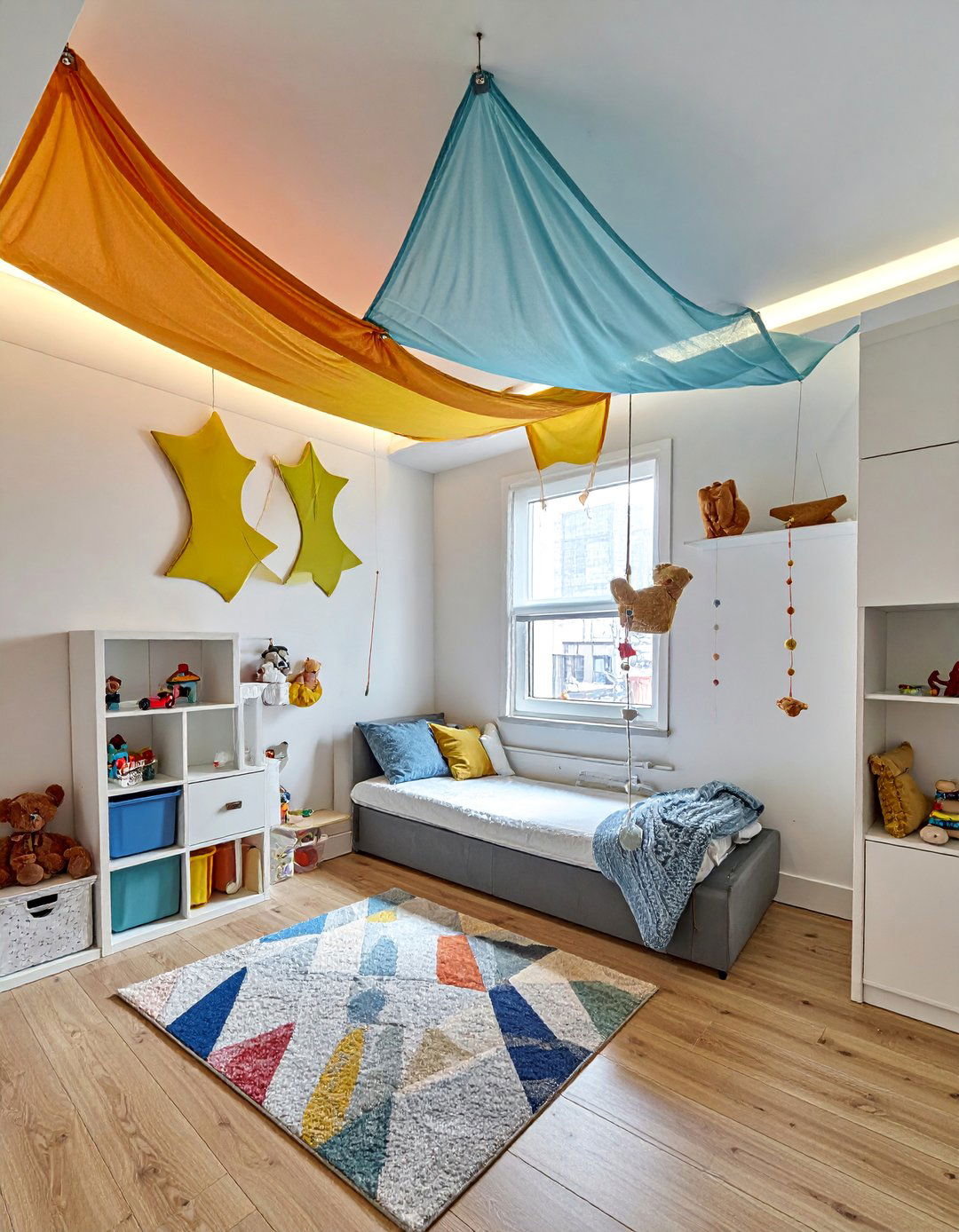 Bedroom Ceiling Storage - 40 Toy Storage Ideas to Keep Your Home Organized