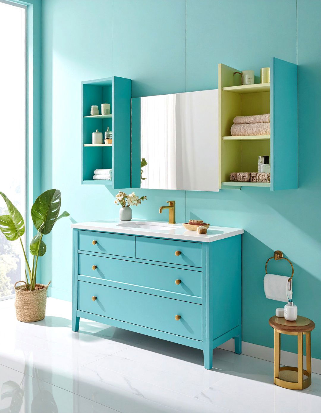 Behind Mirror Storage - 40 Bathroom Organization Ideas for Clutter-Free