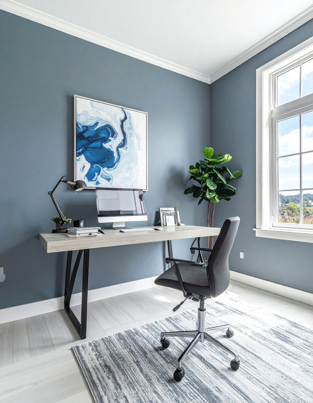 Behr Intercoastal Gray HGSW3272 - 40 Best Blue-gray Paint Colors for Your Home