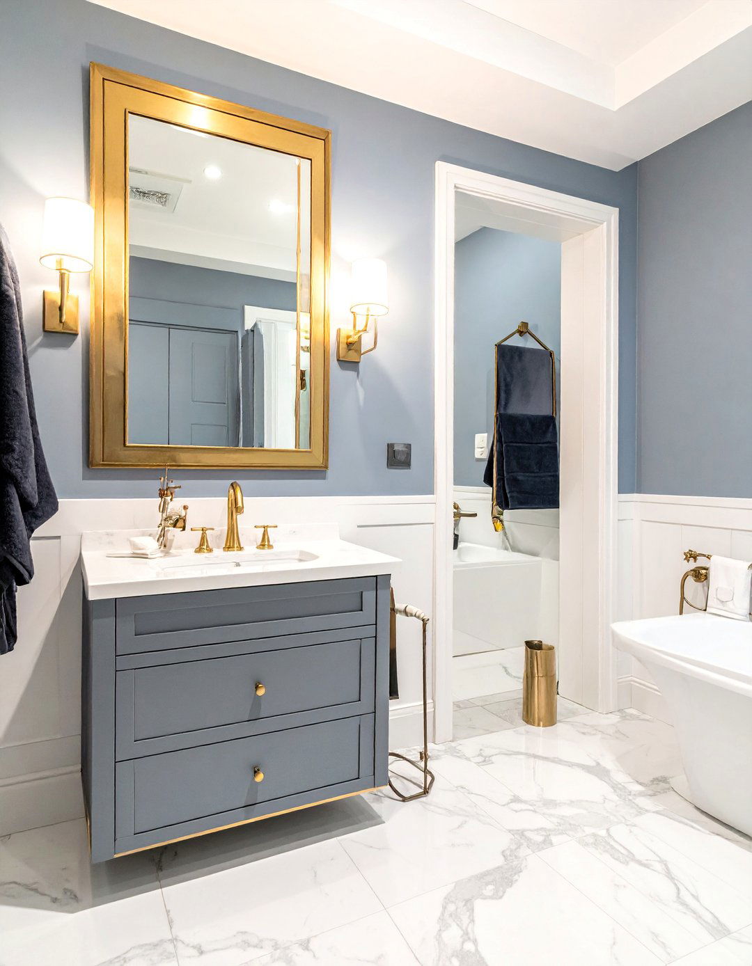 Benjamin Moore Amsterdam AF 550 - 40 Best Blue-gray Paint Colors for Your Home