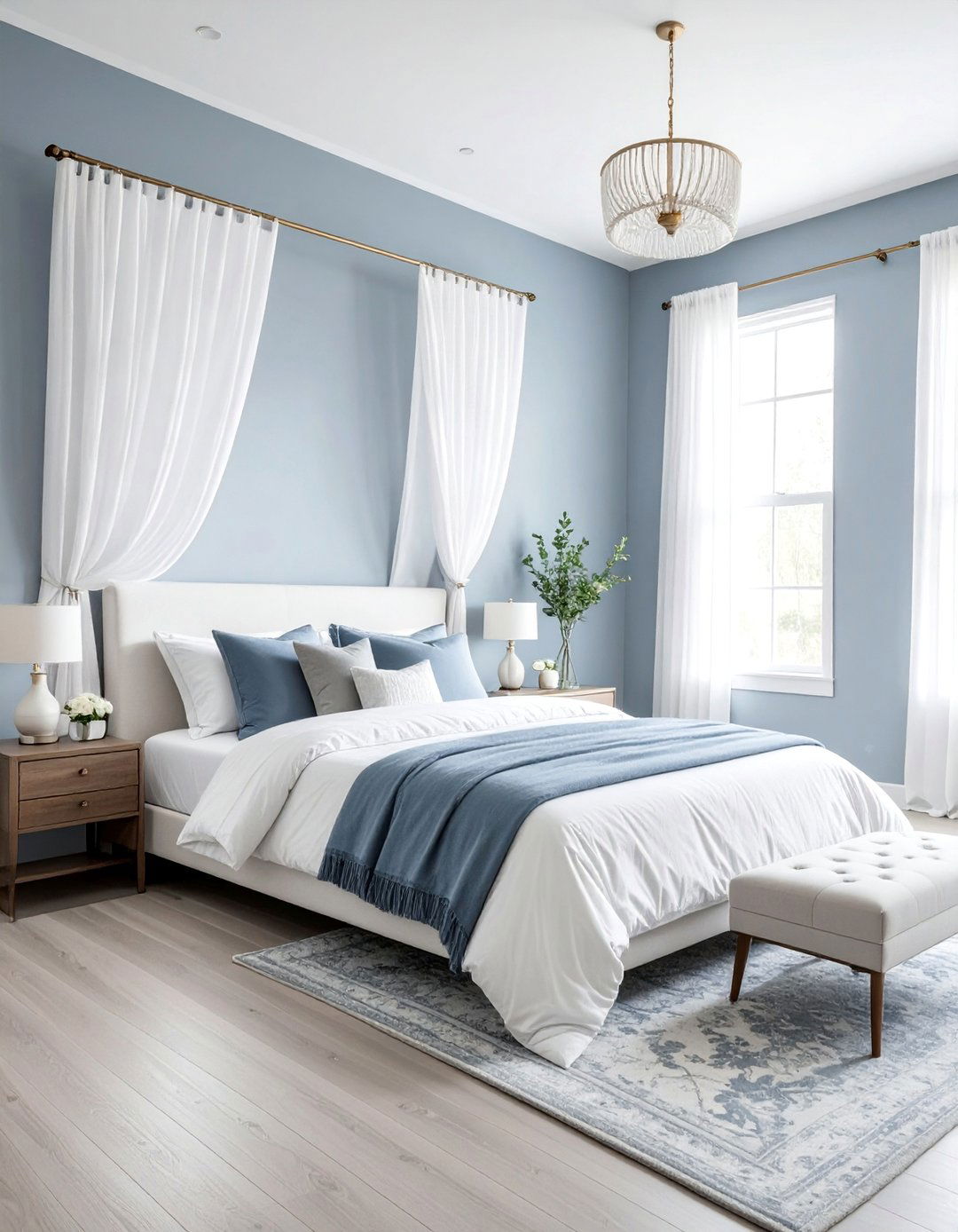 Benjamin Moore Gentle Gray 1626 - 40 Best Blue-gray Paint Colors for Your Home