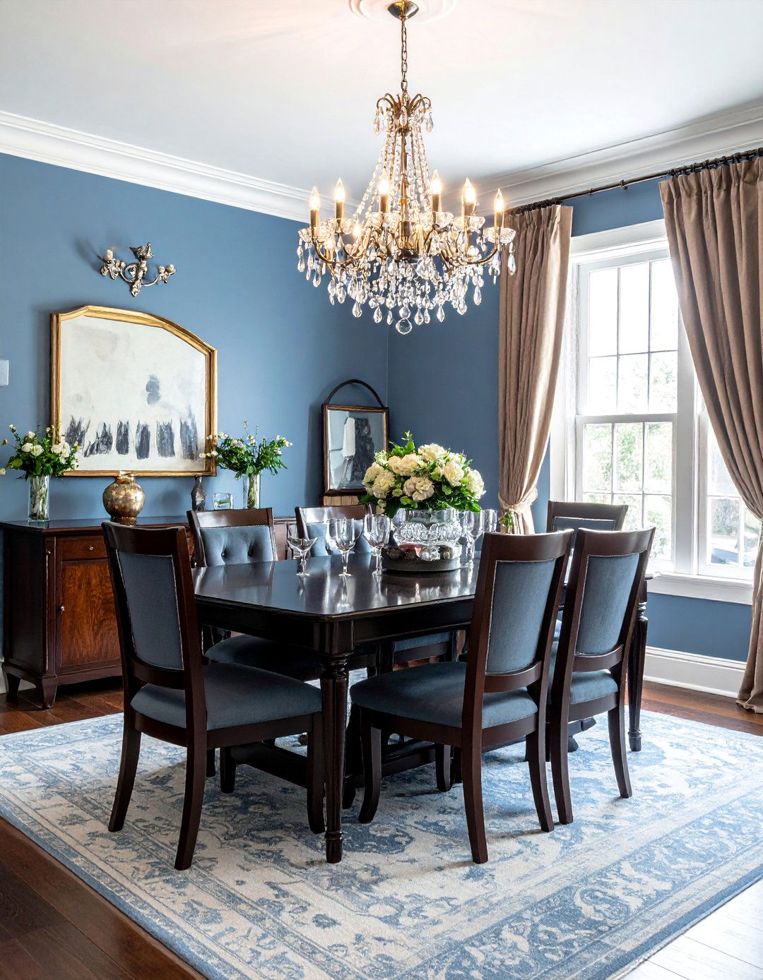 Benjamin Moore Van Courtland Blue HC 145 - 40 Best Blue-gray Paint Colors for Your Home