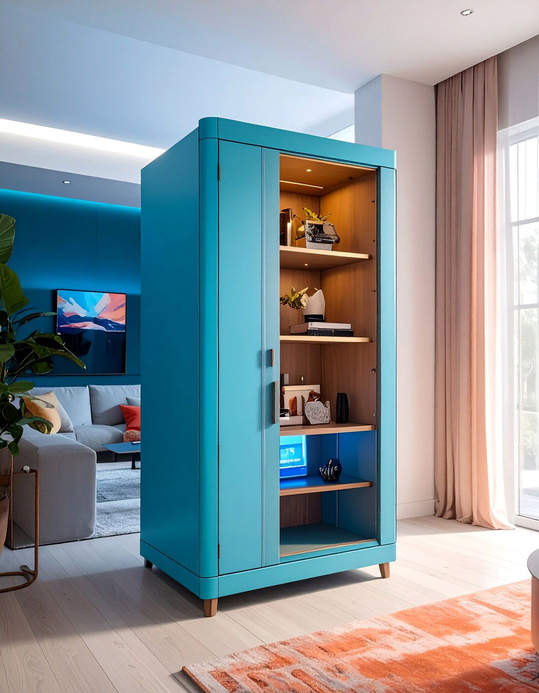 Biometric Storage Safes - 30 Living Room Storage Ideas to Maximize Your Space