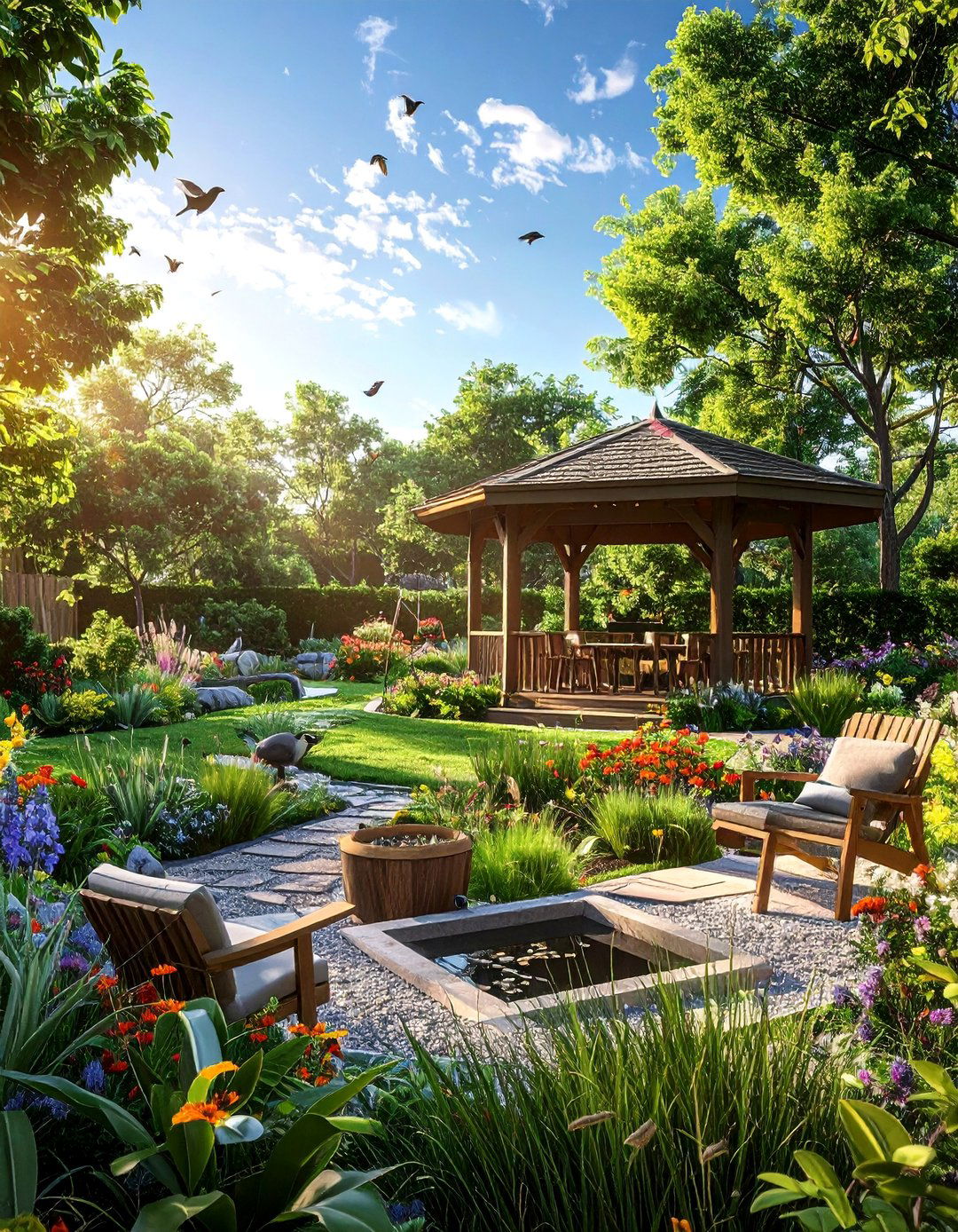Bird Watching Sanctuary - 25 Backyard Oasis Ideas for Relaxing Outdoor Spaces