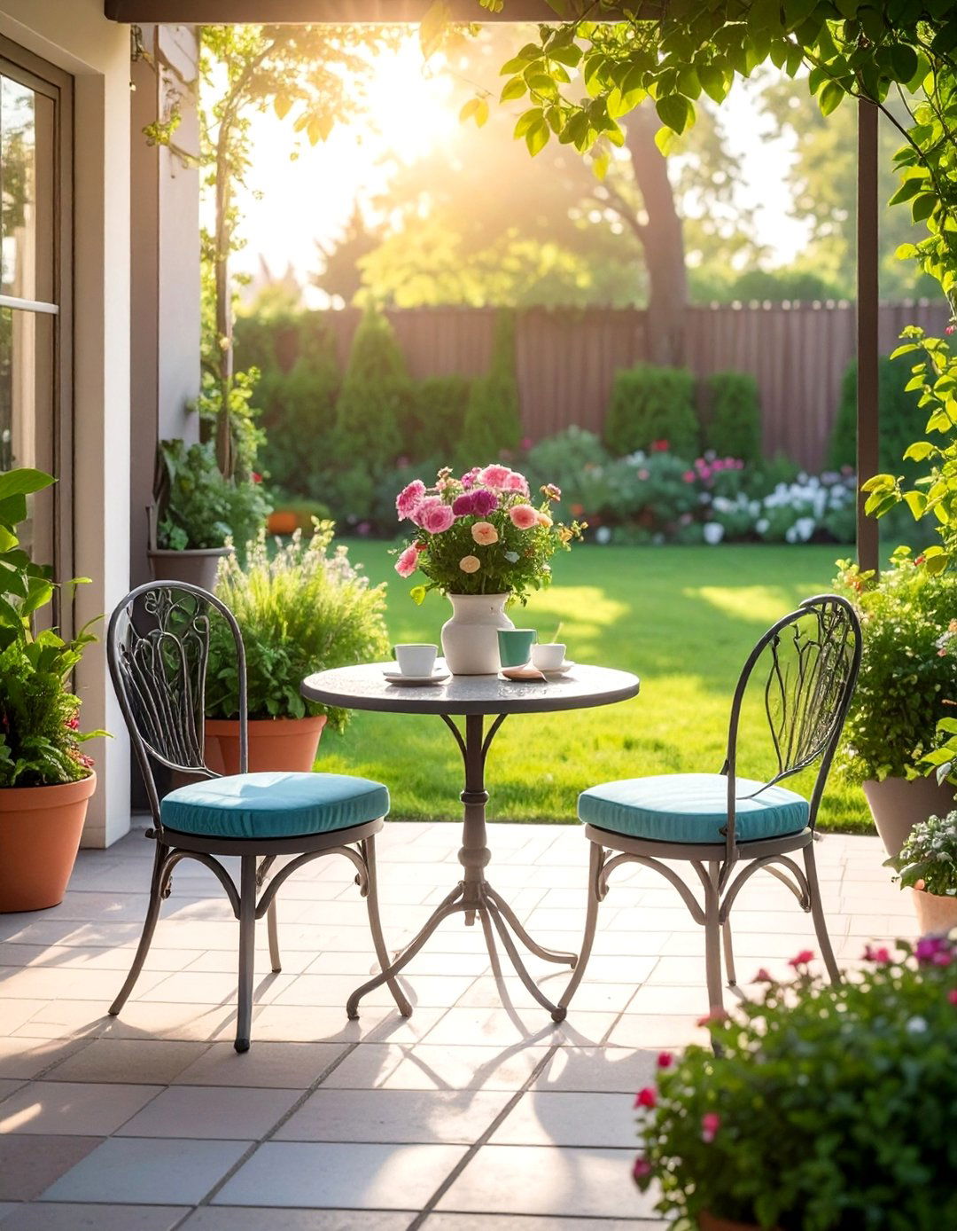 Bistro Dining Nooks - 40 Small Backyard Ideas to Transform Your Outdoor Space