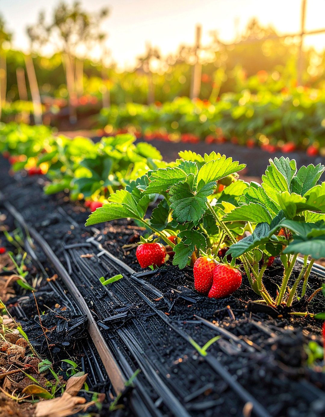 Black Mulch with Edible Landscaping - 25 Black Mulch Landscaping Ideas for a Sleek Garden