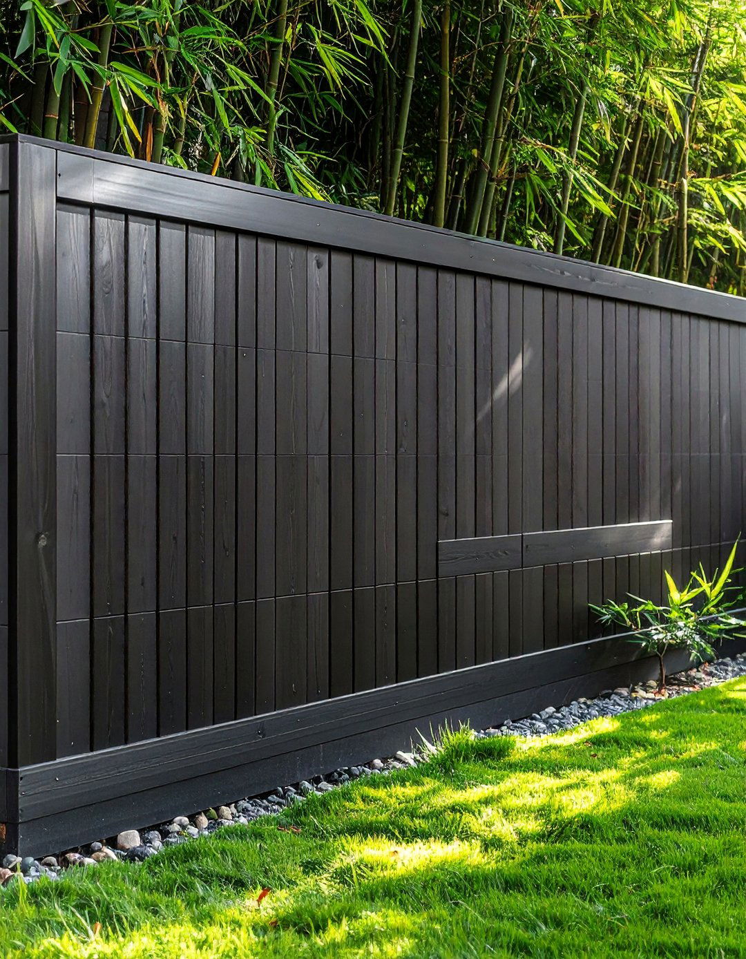 Black Stain Fence Painting - 20 Fence Painting Ideas to Transform Your Outdoor Space
