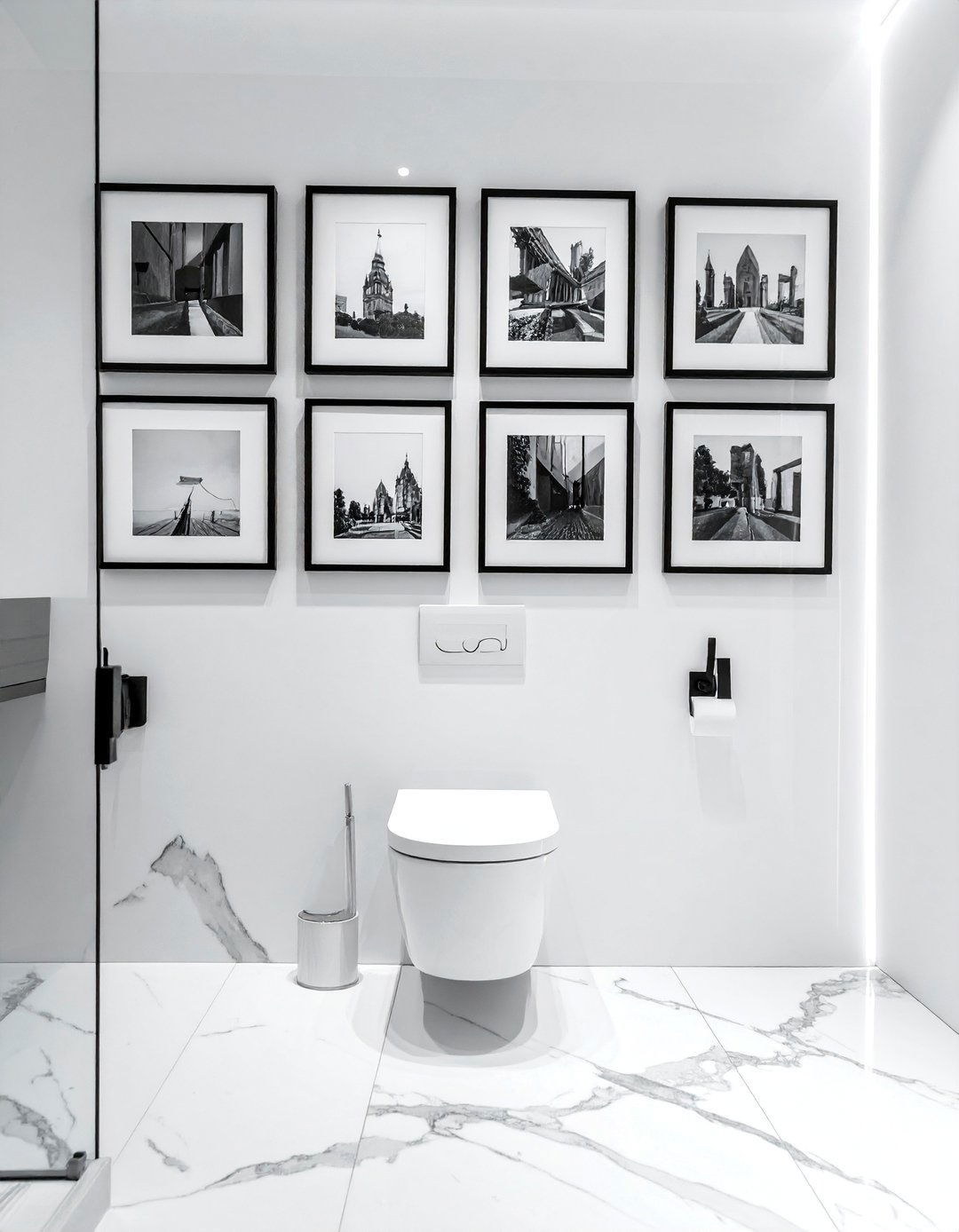 Black and White Photography Bathroom Art - 25 Bathroom Art Ideas to Enhance Your Space's Aesthetic