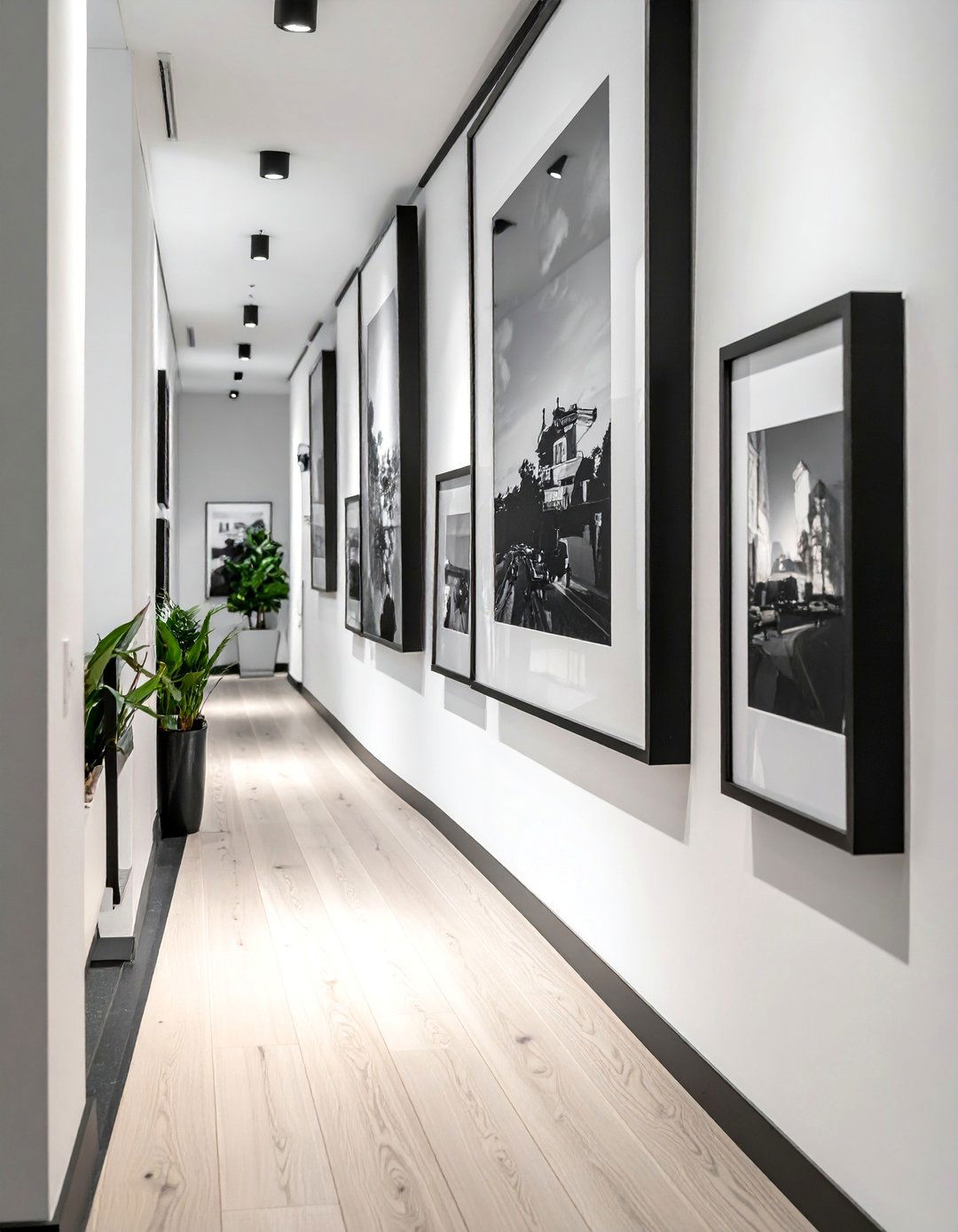 Black and White Photography Gallery Wall - 25 Eclectic Gallery Wall Ideas for Artistic Homes