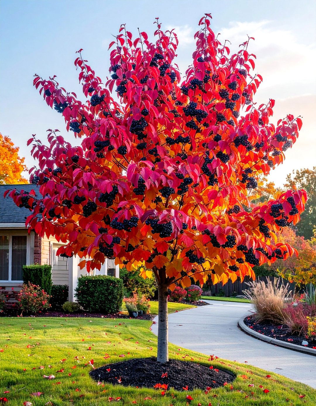 Blackhaw Viburnum for Wildlife and Adaptability - 30 Best Small Trees for Your Front Yard Landscaping