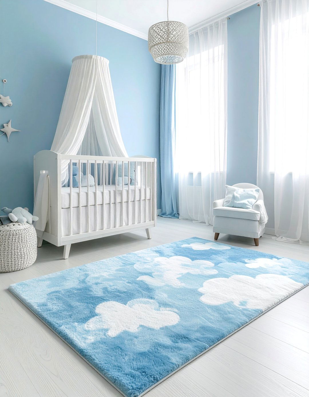 Blue and White Nursery Decor - 30 Blue and White Decor Ideas for a Fresh Look