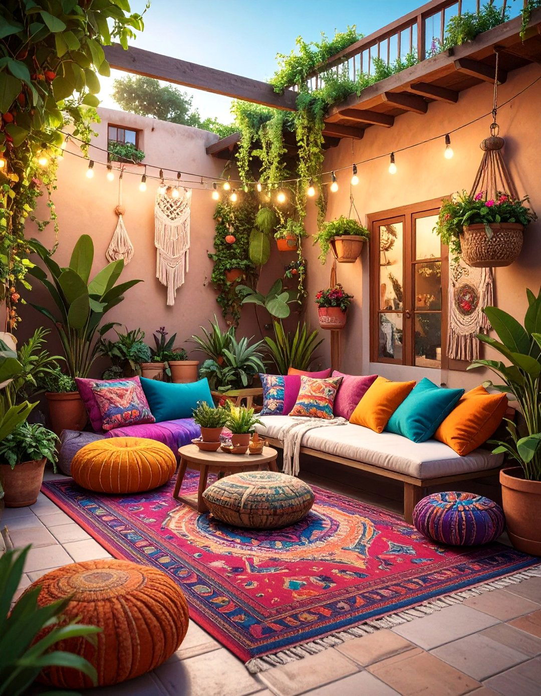 Bohemian Eclectic Patio Style - 40 Patio Decor Ideas to Refresh Your Outdoor Space