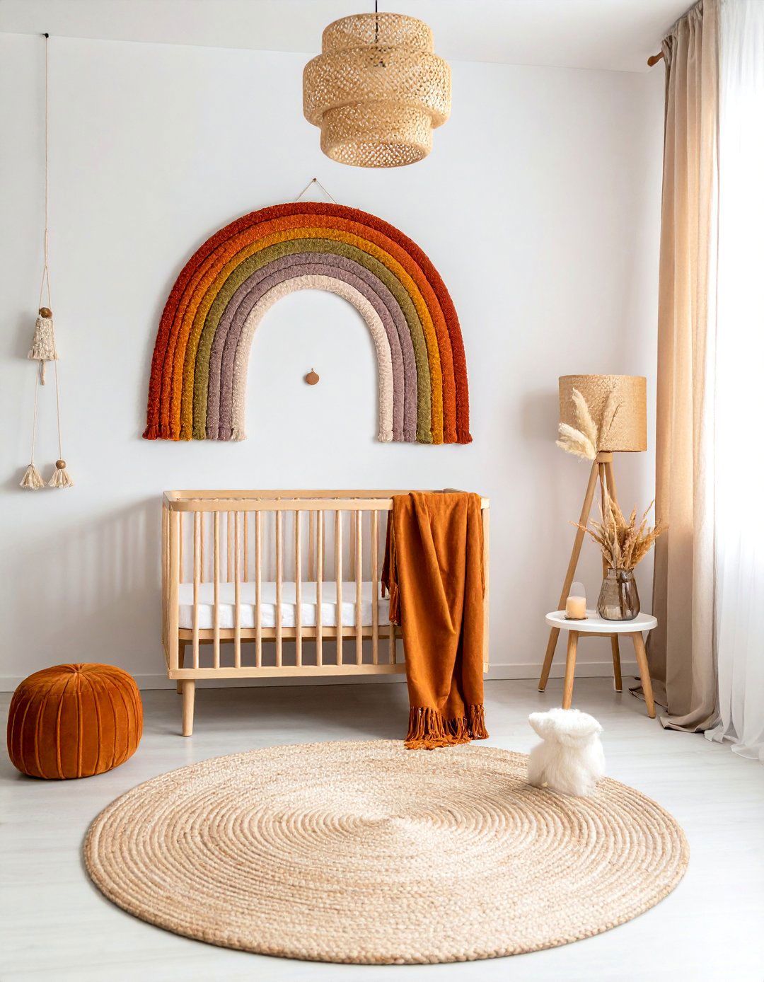 Bohemian Rainbow Baby Girl Nursery - 25 Baby Girl Nursery Ideas for a Dreamy Space