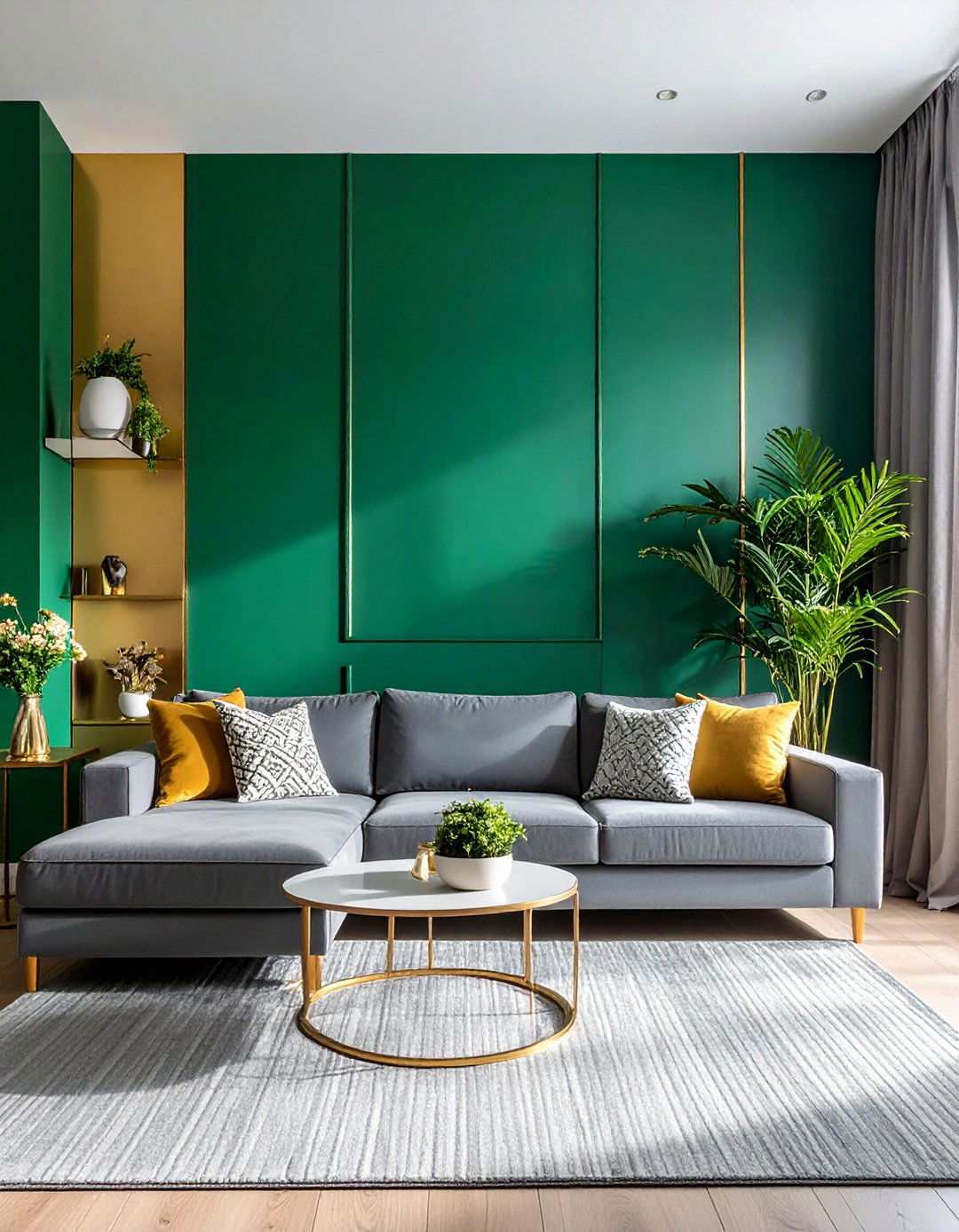 Bold Color Block Accent Wall - 25 Accent Wall Ideas to Transform Your Home Decor